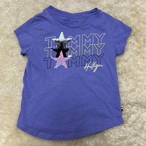 EUC - Tommy Hilfiger Girls Sequin Tshirt